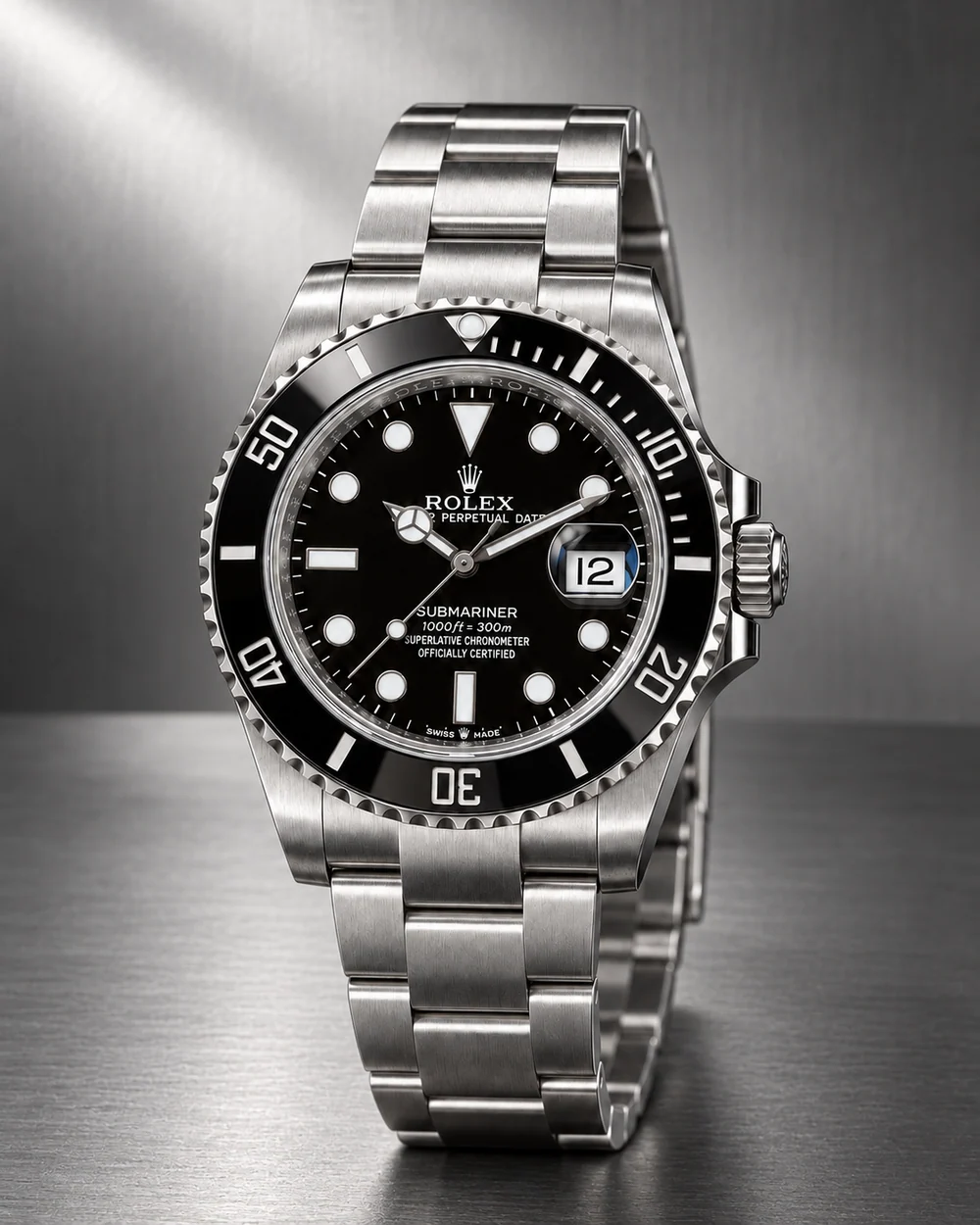 Rolex Submariner, Preto · Seleção III, em composição de estúdio